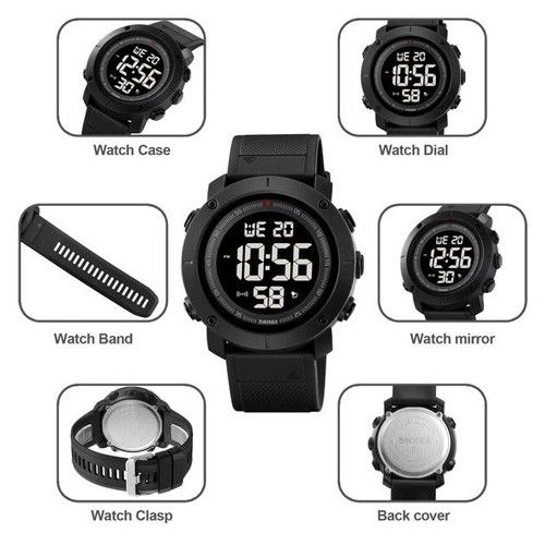 Годинники наручні 2122BKBK SKMEI, BLACK-BLACK