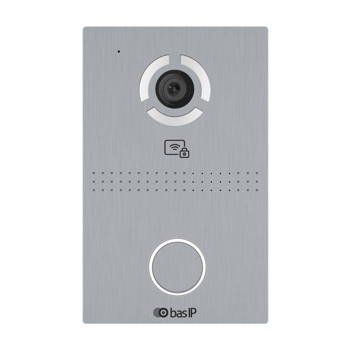 IP панель виклику Bas-IP AV-03BD silver зі зчитувачем UKEY для IP-домофонів