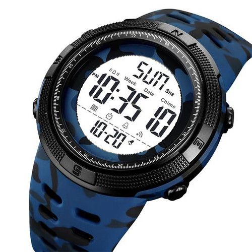 Годинники наручні 2070CMBUWT SKMEI, BLUE CAMO-WHITE