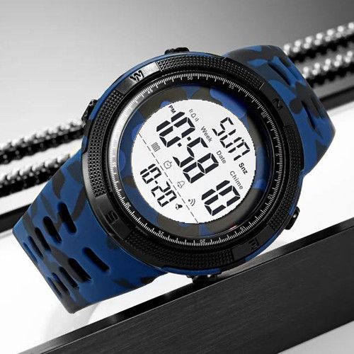 Годинники наручні 2070CMBUWT SKMEI, BLUE CAMO-WHITE