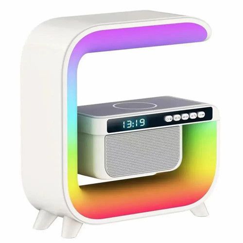 Light Sound Machine XM-G3, RGB нічник, годинник, бездротова зарядка, Bluetooth колонка