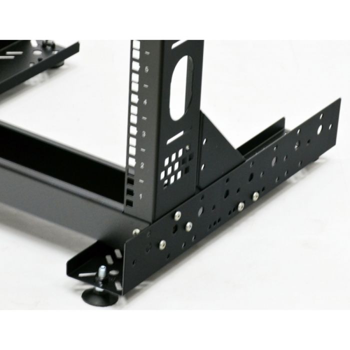 Стійка однорамна CMS UA-OF24-S-BK 24U чорна (без ніг)