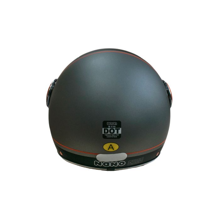 Мотошолом відкритий Beon B-110B CIRCLE MATT TITAN/BLACK (матовий титан/чорний), розмір XL