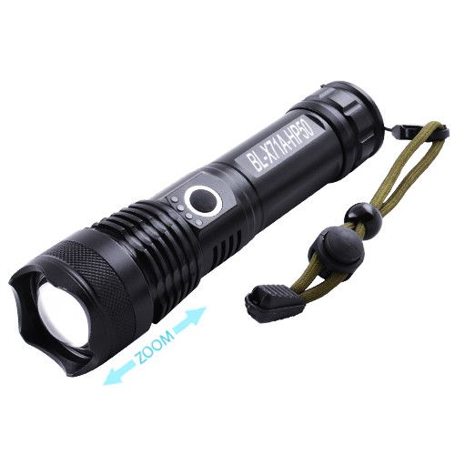 Ліхтар Police X71A-HP90, 1x18650/3xAAA, індикація заряду, zoom, ЗУ Type-C, Box