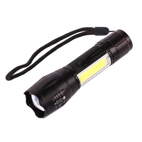 Ліхтар W601-XPE(Red)+COB(White), Li-Ion акумулятор, ЗП Type-C, zoom, Box