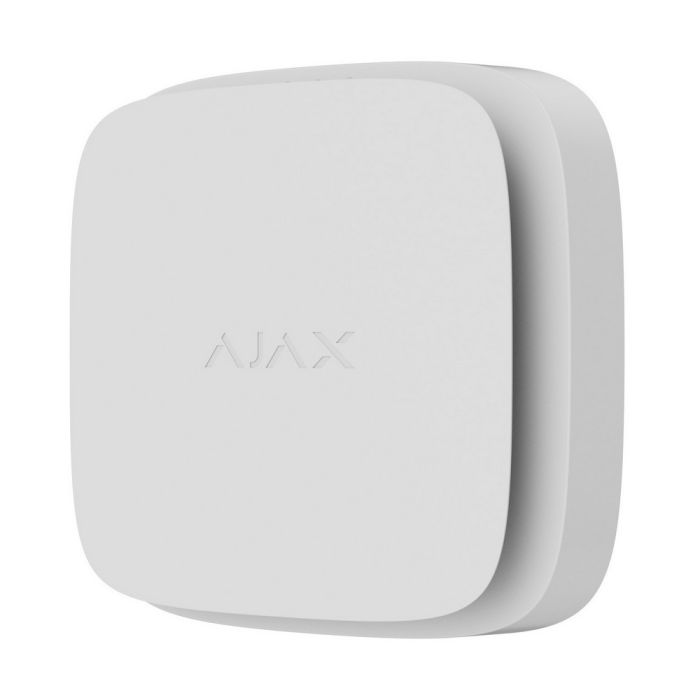 Бездротовий пожежний датчик Ajax FireProtect 2 SB white з сенсорами диму і температури з вбудованими батареями