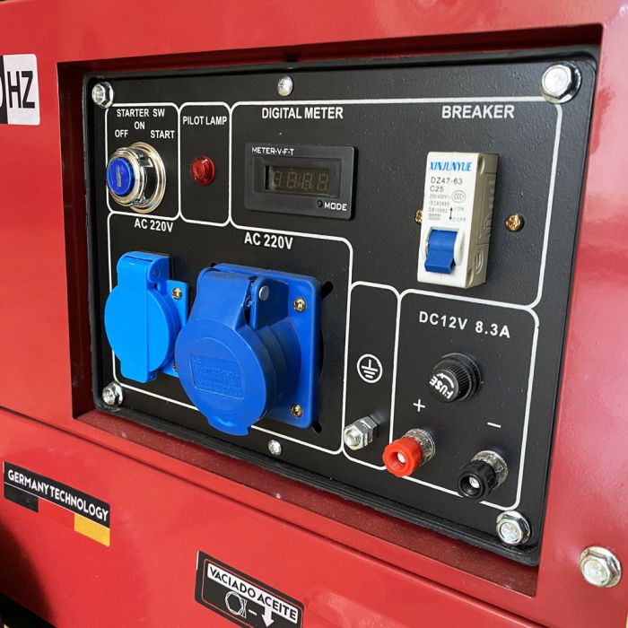 Бензиновий генератор BISON BS7000W максимальна потужність 3.8 кВт