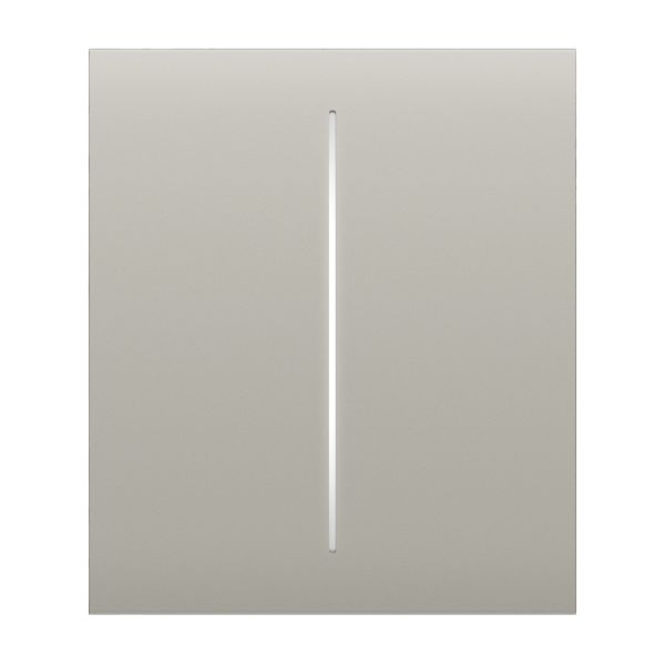 Кнопка Ajax CenterButton (2-gang) oyster для двоклавішного вимикача