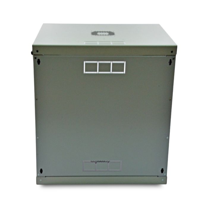 Шафа серверна SteelNet 12U 600 x 600 для мережевого обладнання (скло, сірий)