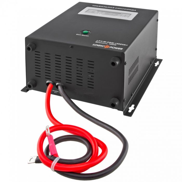 Джерело безперебійного живлення Logicpower LPY-W-PSW-1500VA+ (1050W лінійно-інтерактивне з правильною синусоїдою
