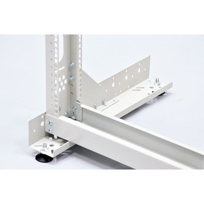 Стійка однорамна CMS UA-OF42-S-GR 42U сіра (без ніг)