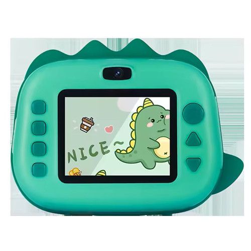 Дитячий фотоапарат з термодруком M05 GREEN DINOSAUR
