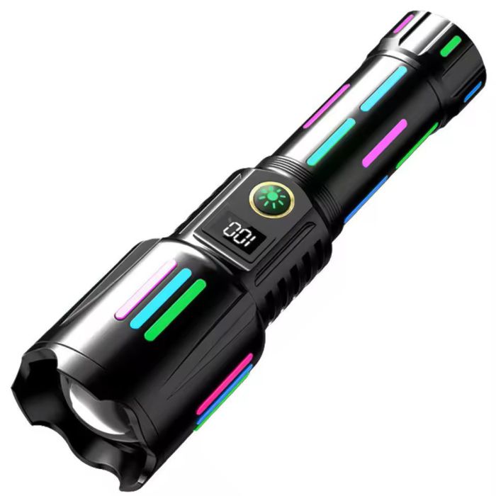 Ліхтар NIGHT VISION FLUORESCENCE W515-PM10-TG, Power Bank,, індикація заряду, 1x26650, ЗП Type-C, zoom, Box