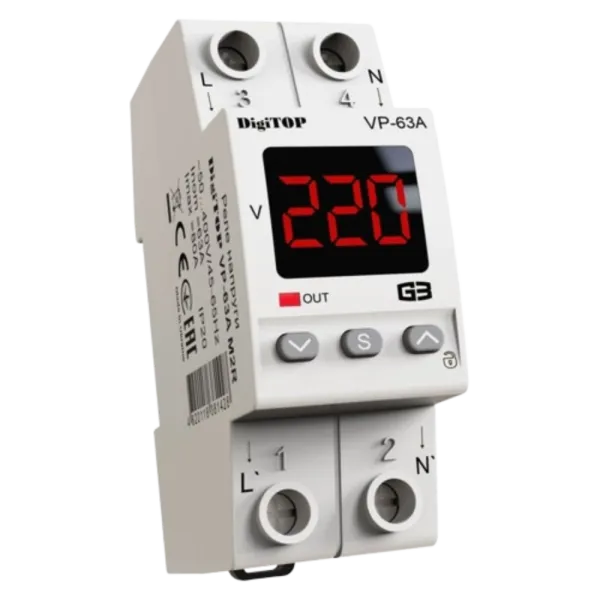 DigiTOP VP-63A M2R Реле напруги