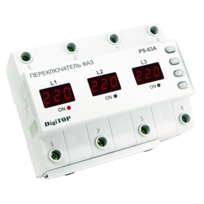 DigiTop PS-63A Перемикач фаз