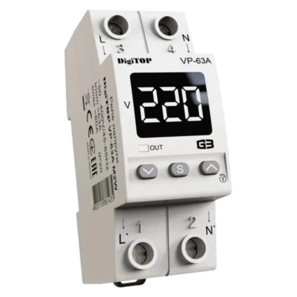 DigiTOP VP-63A M2W Реле напруги