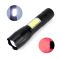 Ліхтар C609-T6(Red)+COB(White), Li-Ion акумулятор, ЗП microUSB, zoom, Box