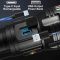 Ліхтар NIGHT VISION FLUORESCENCE AK178-1-WHITE LASER LED PM60-TG+COB, 4x18650, Power Bank, ЗП Type-C, zoom, 5 фільтрів