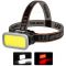 Фонарь налобный YEMAO YM-309-COB(White+Red), Li-Ion аккумулятор, ЗУ Type-C, Box