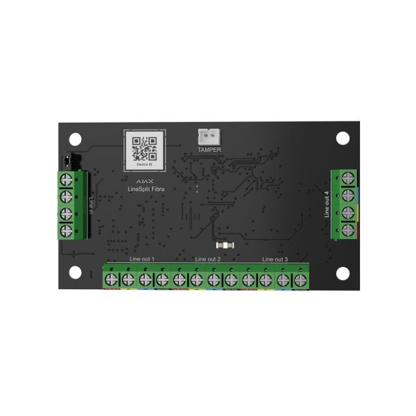 Модуль Ajax Superior LineSplit Fibra для розгалуження лінії Fibra на чотири лінії
