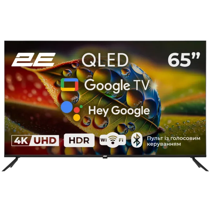 2E 65A77Q 65" дюймів 3840x2160 QLED Google TV Телевізор