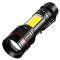 Ліхтар BL-520-T6+COB, Li-Ion акум., ЗП microUSB, zoom, Box