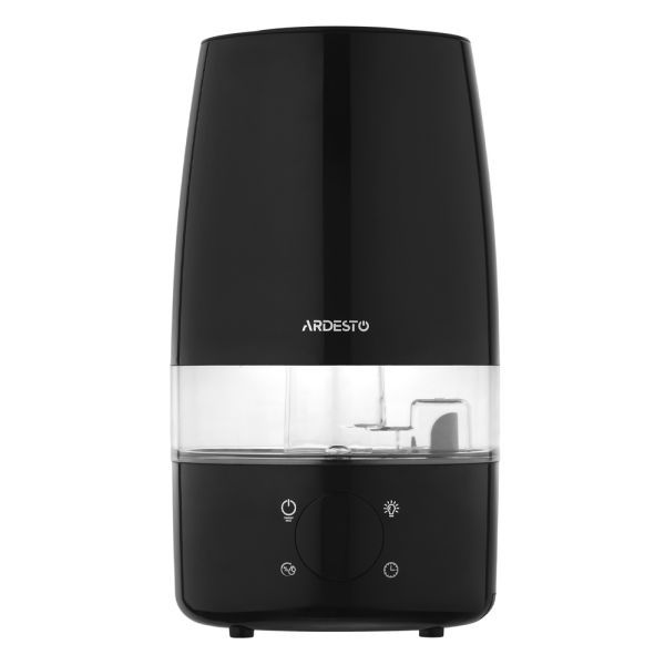 Зволожувач повітря ARDESTO USH-H-4B до 30м² ультразвуковий з пультом дистанційного керування, чорний