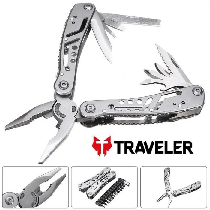 Мультитул тактичний Traveler Deluxe MT-629-PG 14в1, 16.5 см