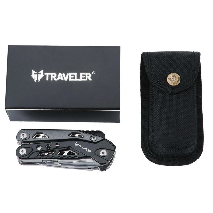 Багатофункціональний ніж (Мультитул) Traveler MQ-034 Black