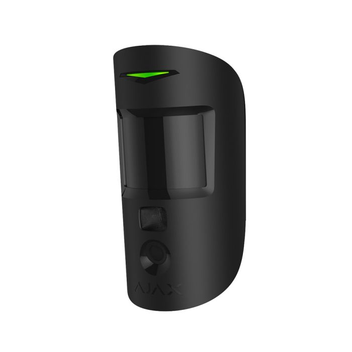 Бездротовий датчик руху Ajax MotionCam HDR black з фотокамерою для підтвердження тривог