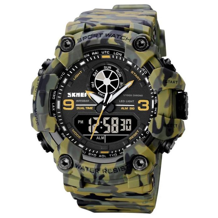 Годинники наручні 1818CMGN SKMEI, CAMO GREEN