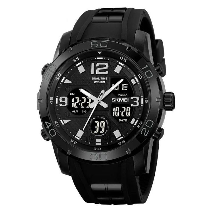 Годинники наручні 2102BKBK SKMEI, BLACK-BLACK