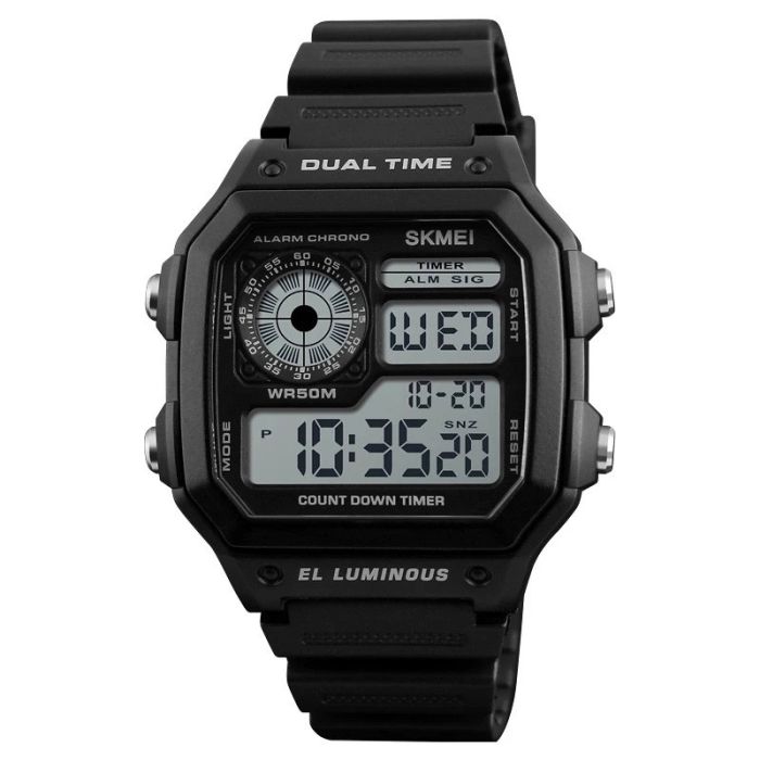 Годинники наручні 1299BK SKMEI, BLACK