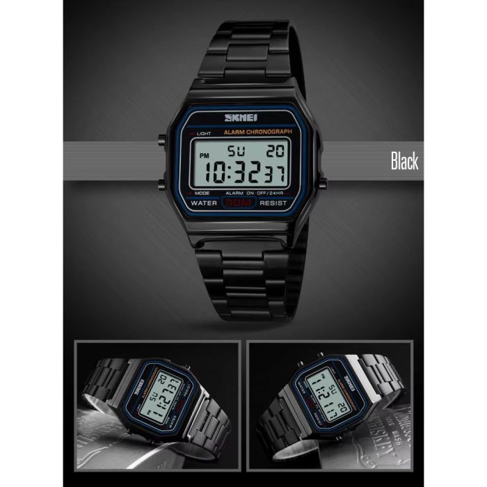 Годинники наручні 1123BK SKMEI, BLACK