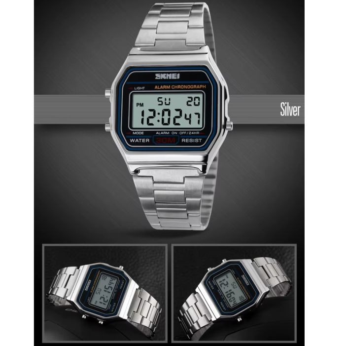 Годинники наручні 1123SI SKMEI, SILVER