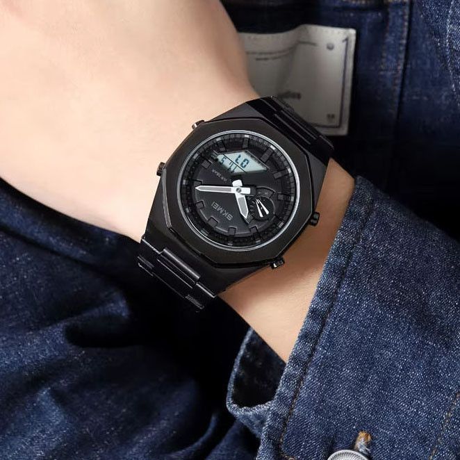 Годинники наручні 1816BKBKBK SKMEI, BLACK/BLACK-BLACK