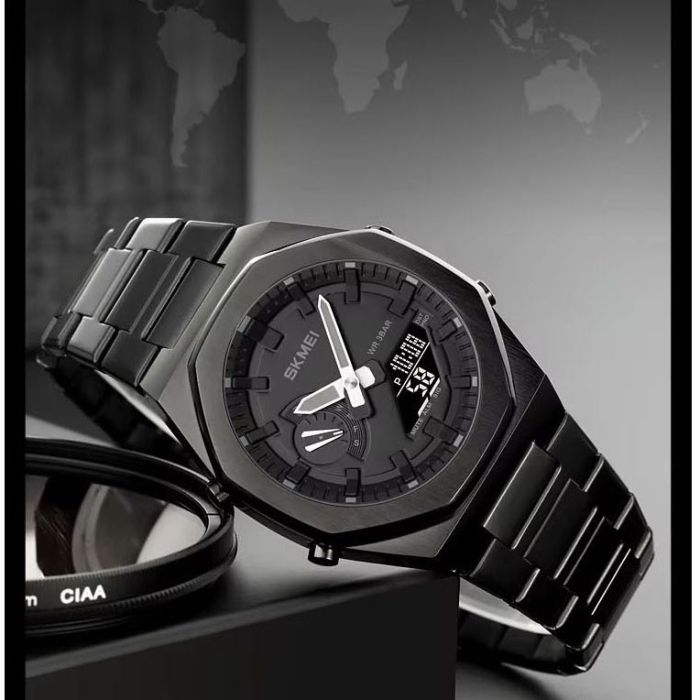 Годинники наручні 1816BKBKBK SKMEI, BLACK/BLACK-BLACK