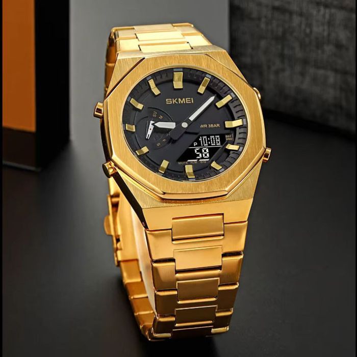 Годинники наручні 1816GDBK SKMEI, GOLD-BLACK