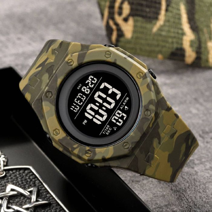 Годинники наручні 2048CMGN SKMEI, CAMO GREEN