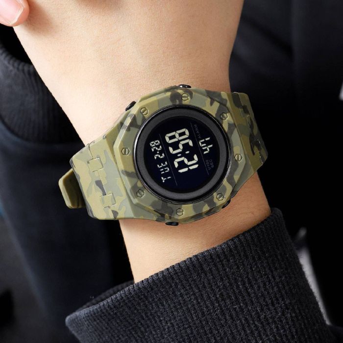 Годинники наручні 2048CMGN SKMEI, CAMO GREEN
