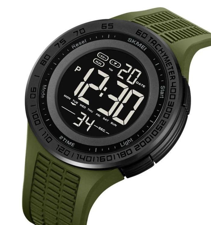 Годинники наручні 2155AG SKMEI, ARMY GREEN