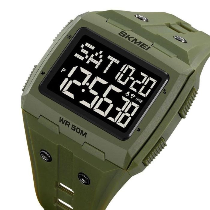 Годинники наручні 2186AG SKMEI, ARMY GREEN