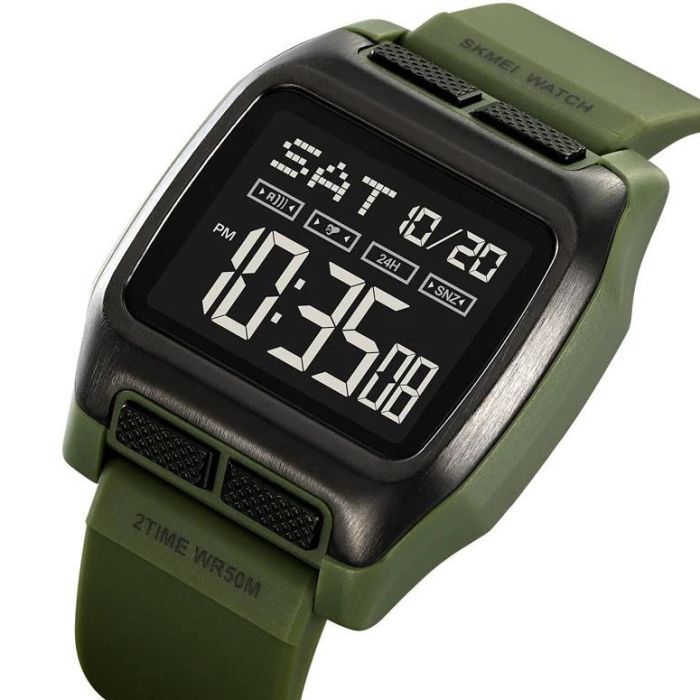 Годинники наручні 2193AG SKMEI, ARMY GREEN