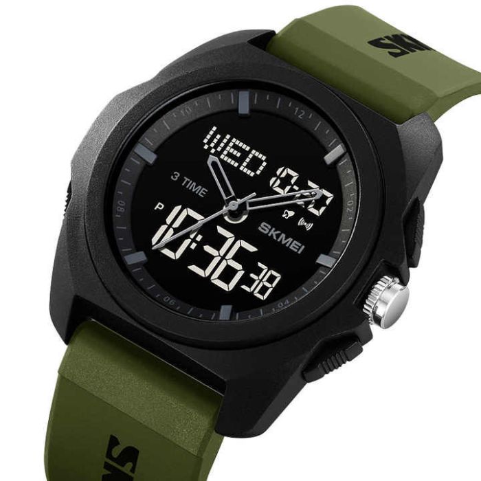 Годинники наручні 2199AG SKMEI, ARMY GREEN