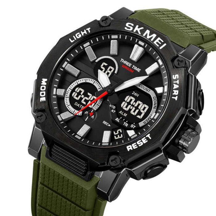 Годинники наручні 2219AG SKMEI, ARMY GREEN