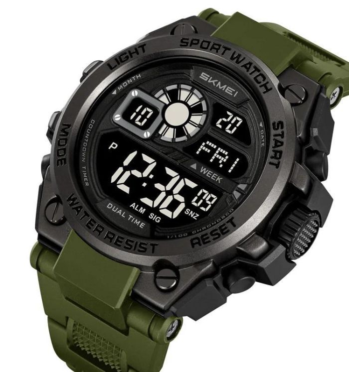 Годинники наручні 2318AG SKMEI, ARMY GREEN
