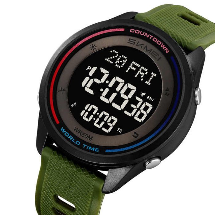 Годинники наручні 2348AG SKMEI, ARMY GREEN