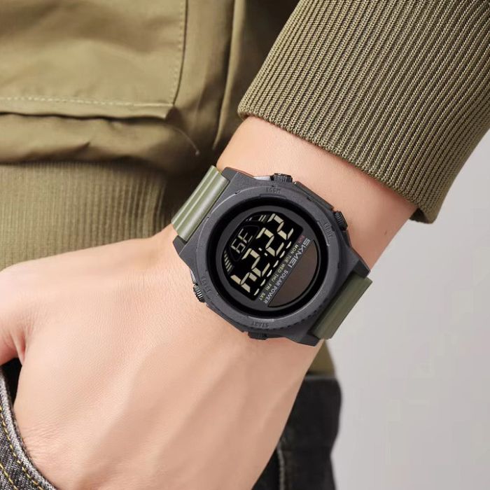 Годинники наручні 2358AG SKMEI, ARMY GREEN, Solar Power