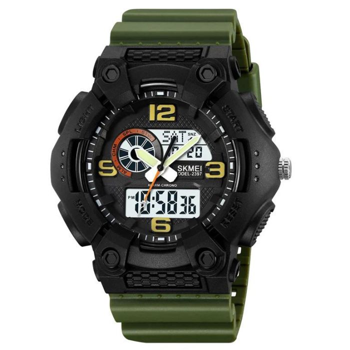Годинники наручні 2397AG SKMEI, ARMY GREEN