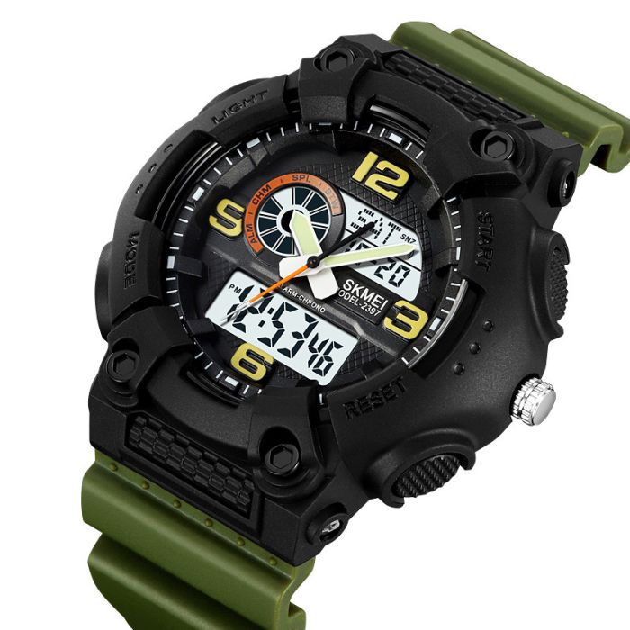 Годинники наручні 2397AG SKMEI, ARMY GREEN